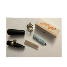 Otto Link Hard Rubber Alto Saxophone Mouthpiece Set w/ Ligature, Reed