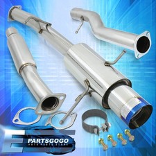 For 02-07 Subaru Impreza Wrx Sti Gd Ej25 76mm Catback Exhaust Burn Tip Godsnow