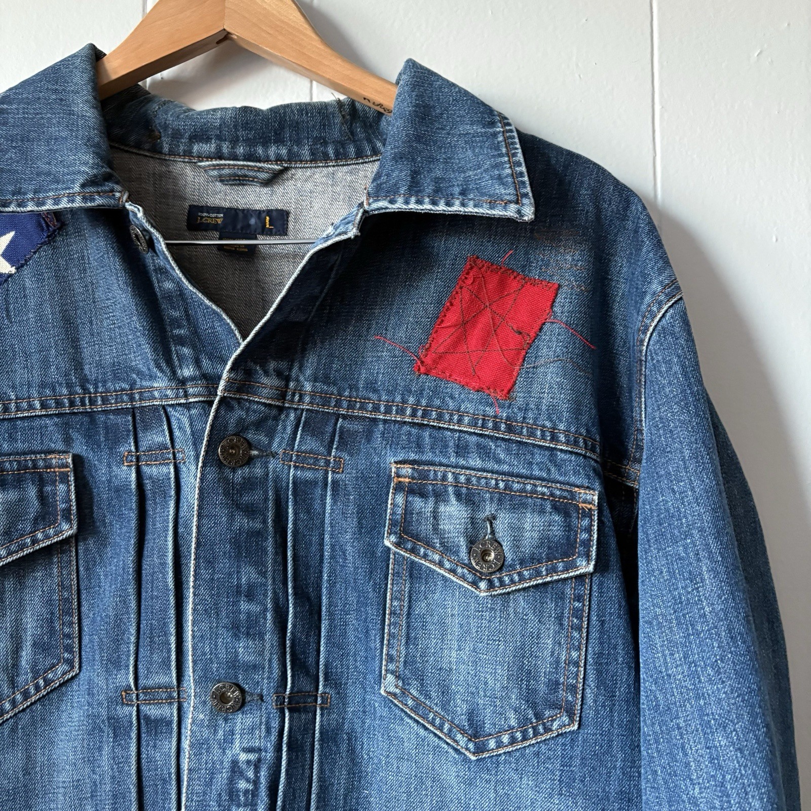 Grateful Dead Inspired Patchwork Denim Jacket - image 3