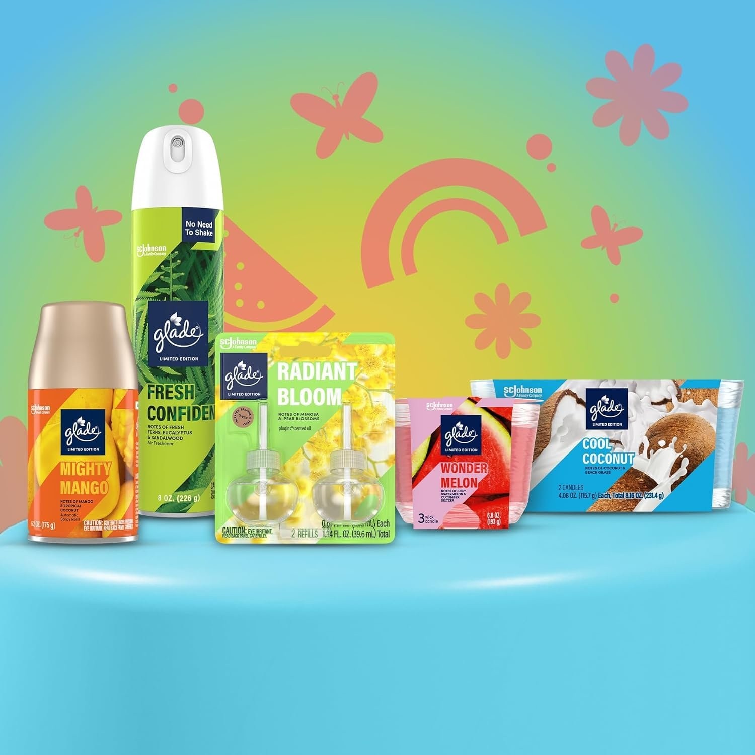 Glade Automatic Spray Refill, Wonder Melon, Scented Air Freshener for Home...