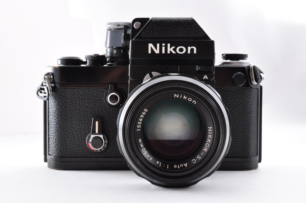 Near MINT] Nikon F2 Photomic A black Film Camera Nikkor-S.C 50mm