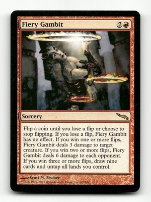 Fiery Gambit Mirrodin #90 Rare
