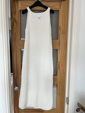Image of Barbour White MIDI Dress Size 12 Brand New with Tags. 100% Cotton