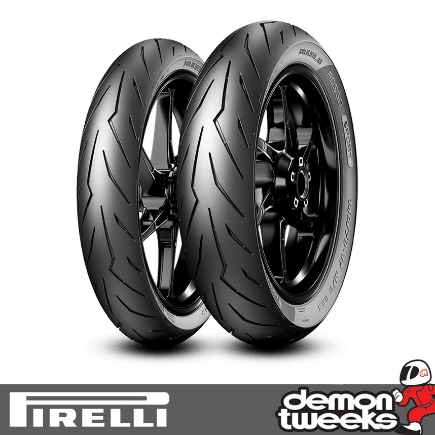 150/60-17 66S Pirelli Diablo Rosso Sport Rear Motorcycle Tyre - Image 9