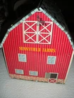 Vintage  Ohio Art Sunnyfield Farms Tin Litho Red Barn