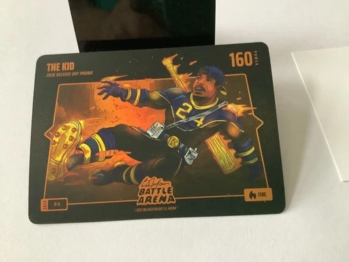 Bo Jackson The Kid Battle Arena Fire Foil Release Day Promo Ken Griffey JR