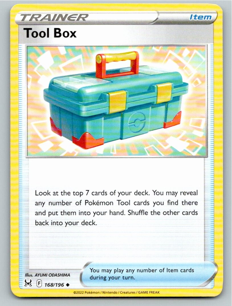 2022 POKEMON TOOL BOX LOST ORIGIN 168/196 UNCOMMON NM A16074 FREE S&H