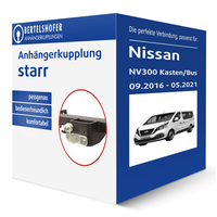 G.D.W. AnhäNgerkupplung Starr für Nissan NV300 Kasten/Bus Typ X82 AHK