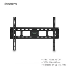 LCD LED Plasma Flat Tilt 10° TV Wall Mount Bracket 32" 42 50 55 60 65 70" Screen
