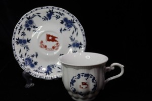 RMS TITANIC 2ND CLASS ARTIFACT COLLECTION COFFEE TEA CUP & SAUCER WHITE STARLINE