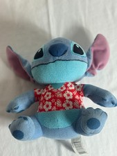 Disney Stitch in Red Hawaiian Shirt 10  Plush Lilo  Stitch 