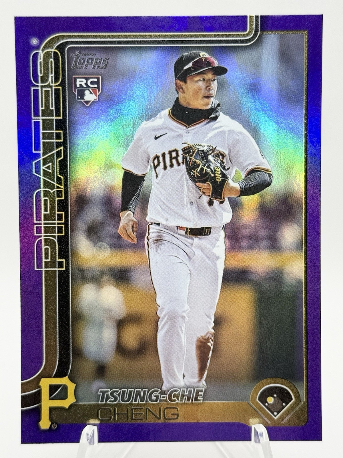 TSUNG-CHE CHENG 2025 Topps Update RC Purple Rainbow Foil /250 #US72 Pirates🔥