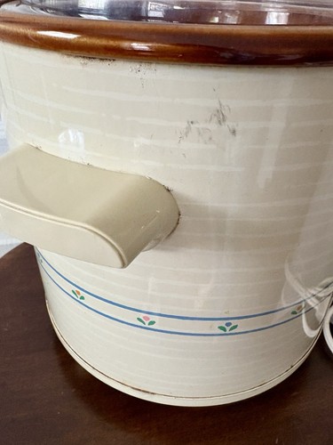 Vintage Floral Rival Crock-pot Slow Cooker 3.5 Quart Basic Lo Hi - Works 3100P - Picture 16 of 16