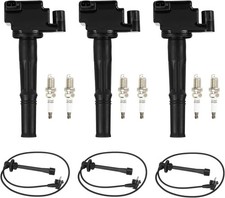 Ignition Coil Pack Iridium Spark Plugs BLACK Coil Spark Plugs Wire