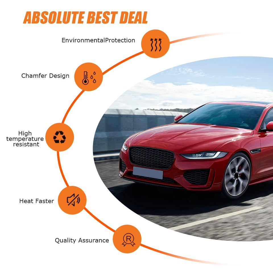 Pastillas de freno delanteras y traseras de cerámica para Infiniti G37 2013 2012 2011-2009 AWD sedán Foto 3 de 4