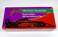Formula 1 Auto Racing 1992 Season Sports Trading Cards