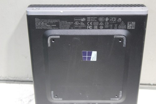 HP ProDesk 600 G3 DM Mini Desktop i5-7500T 2.7GHz 8GB RAM 256GB SSD WiFi Win 10 - Afbeelding 10 van 12