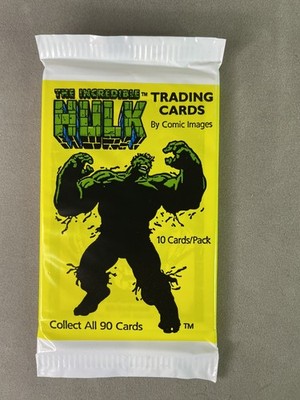 Marvel Incredible Hulk Comic Images 1991 Trading Card Booster Pack