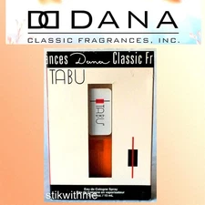 Dana Classic  TABU  Spray  Eau de Cologne  WOMEN  0.5 fl. oz./15 mL   NEW in BOX