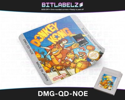 Donkey Kong [DMG-QD-NOE] Game Boy Label