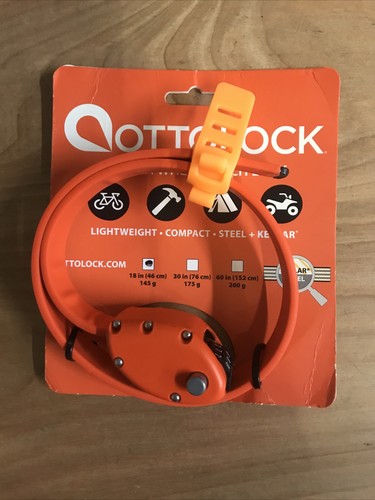 OTTOLOCK Cinch Lock, OTTO Orange, 18 Inch