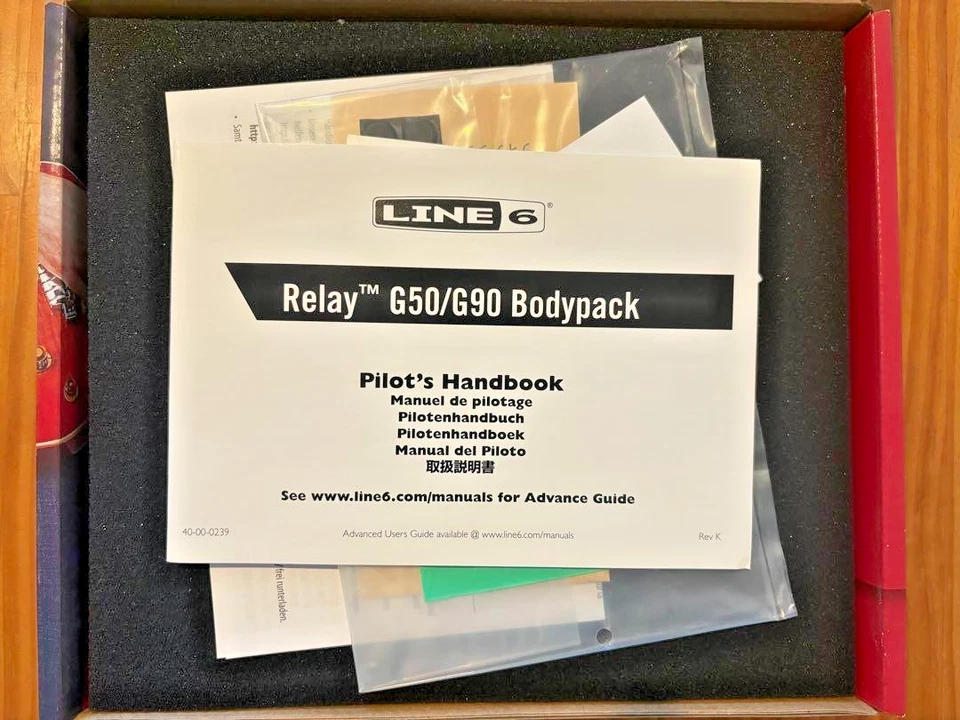 LINE 6 Relay G50 Wireless Guitar Transmitter Used From Japan Free Shipping - Image 2 of 3