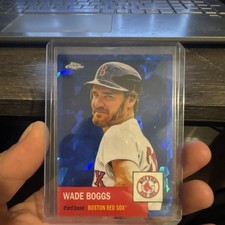 Topps 2022 Chrome Platinum Atomic Refractor Wade Boggs Red Sox #23