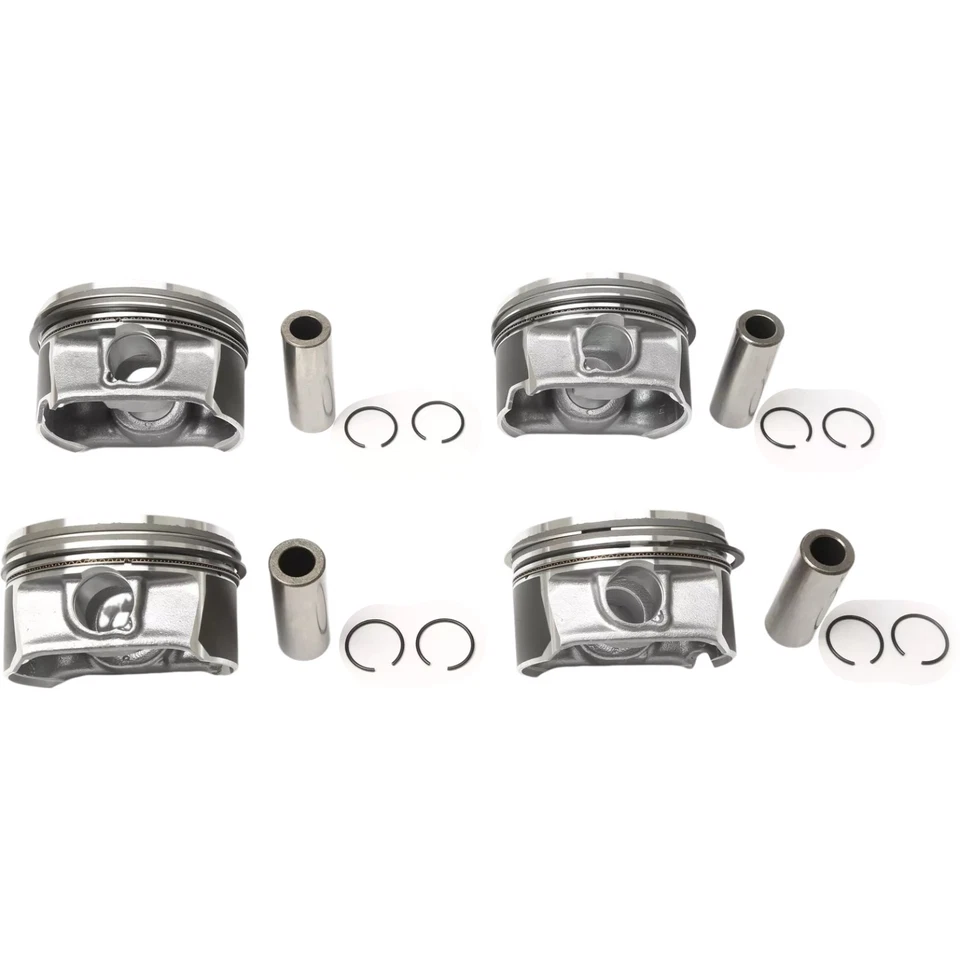 4x pistones y anillos Φ82,51 mm 21 mm para Audi S3 TTS Golf R Seat 2,0 TFSI 06D107066L Foto 3 de 4