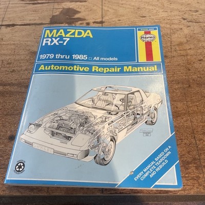 1979-1985 Mazda RX-7 Haynes Automotive Repair Manual Shop Service Workshop Book