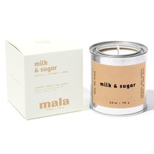 MALA Milk & Sugar Cinnamon & Vanilla Candle – Vegan Soy, 45-Hour Burn