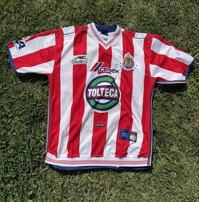 Chivas Guadalajara 1999-2001 athletic Toltec beer sun made in mexico M