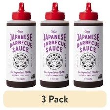  3 pack Bachan's Miso Japanese BBQ Sauce, 17oz Bottle - Bold,Fresh,Umami Flavor