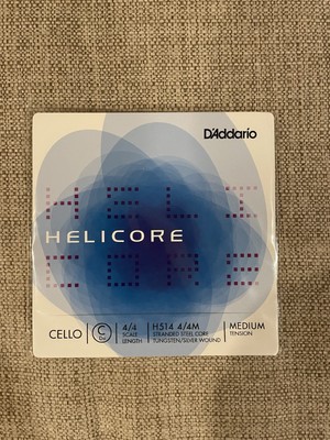 D'Addario Helicore Cello Single C String H514 4/4 M Scale Medium Tension