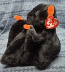 Ty Beanie Buddy BAT-E The Bat Orange And Black Retro 2004 Original New W Tags