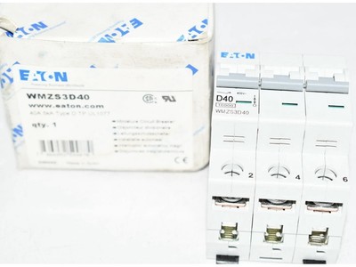 Eaton WMZS3D40 Circuit Breaker 3-Pole D40 VisiTrip Indicator