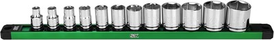 SK Tools 3/8'' Drive, 12 Piece, 6 Point, Standard, SAE 1/4'' to 15/16'', Chrome 