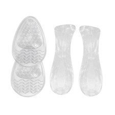 High Heeled Shoes Gel Pads Ball of Foot Insoles Anti Slip Shock Absorbing Clear