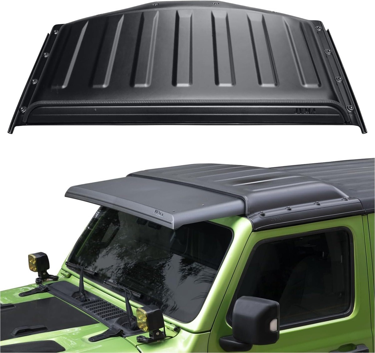 JVMA Auto Auto Visor Hardtop Sun Shade For Jeep Wrangler JL/JLU