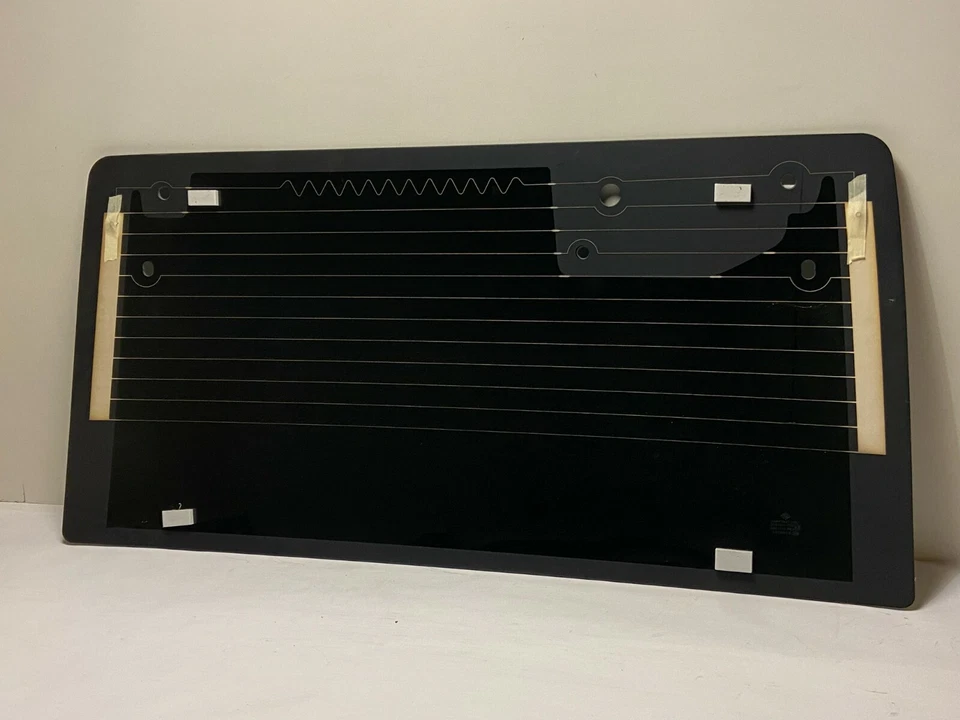 Fits: 2007-2010 Jeep Wrangler 2 & 4 Door Back Glass Dark Tinted (No Molding) - Image 2 of 4