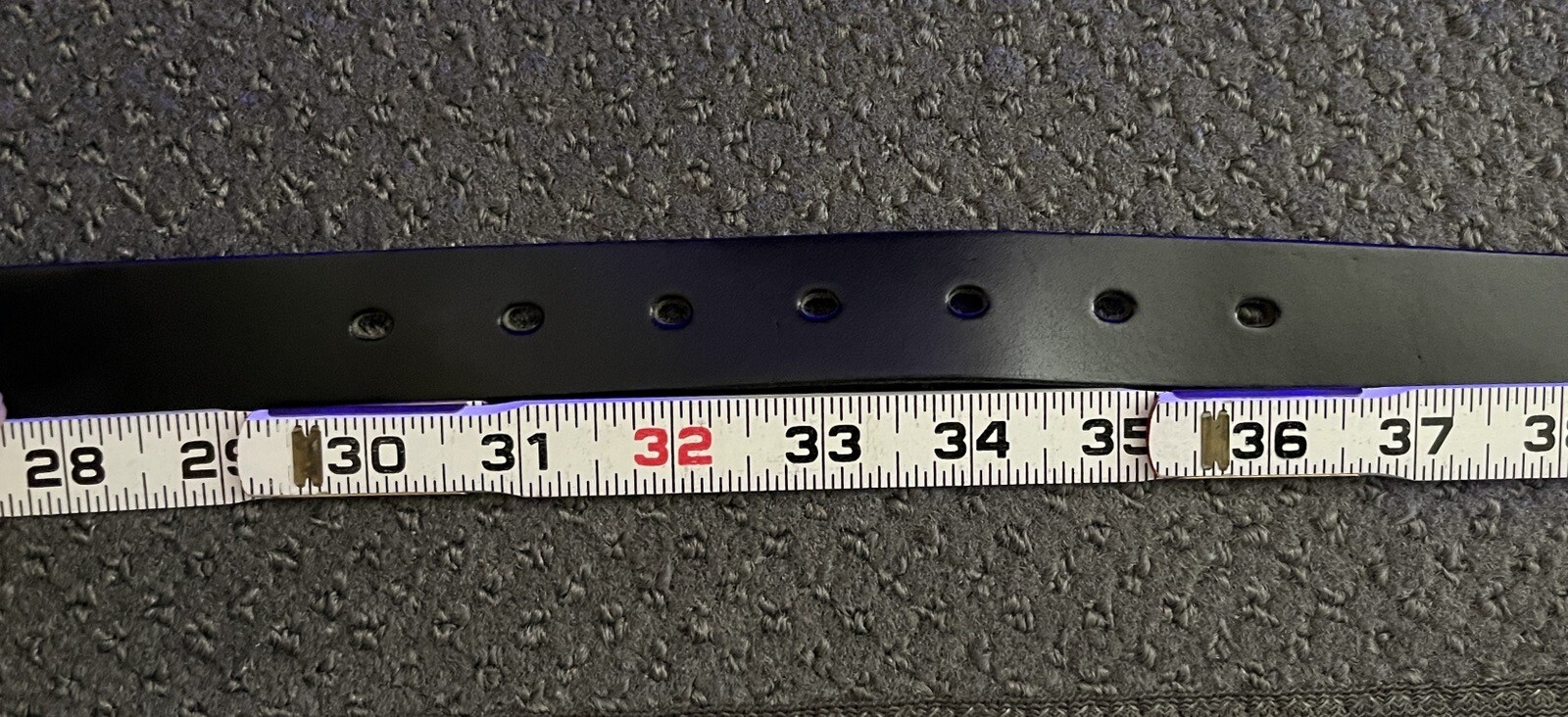 Halogen Black Leather Interlocking Buckle Belt Go… - image 11