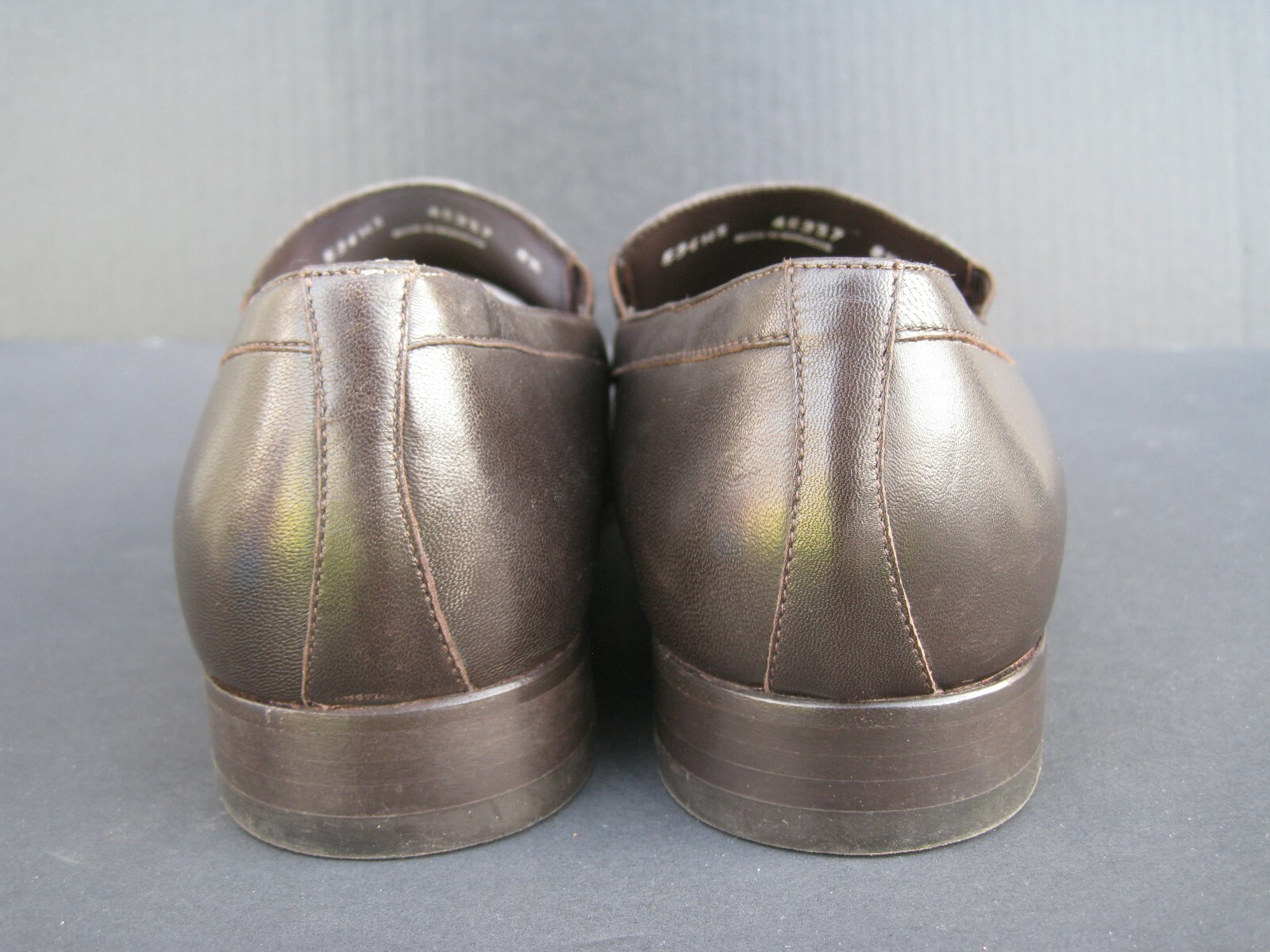 A.Testoni Basic Men's Dark Brown Leather Loafers,… - image 9