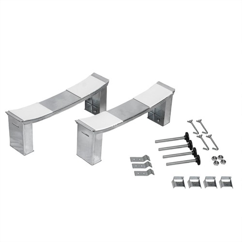 Plain 2 Tap Hole Steel Bath With Legs in 1500/1600/1700mm x 700mm Size - Picture 4 of 4