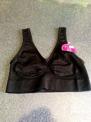 BH BH OHNE BÜGEL PERFEKTER HALT FARBE SCHWARZ S/M NEU