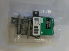 Everbilt Soft Close Plastic Cabinet Door Damper with Screws (4-Pack) - Gray