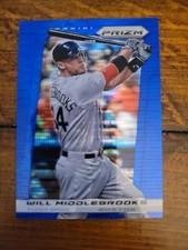 2013 Panini Prizm Prizms Blue Pulsar #84 Will Middlebrooks Red Sox