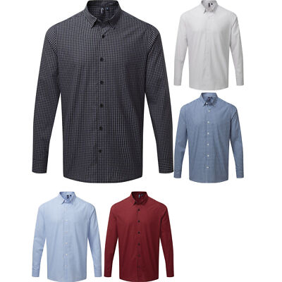 Premier Maxton Check Long Sleeve Shirt 5 Colours S-3XL