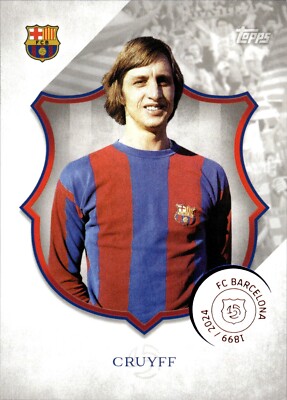 Johan Cruyff - TOPPS Barcelona 125th Anniversary 2024/25 | eBay UK Topps FC Barcelona Johan Cruyff 39/99