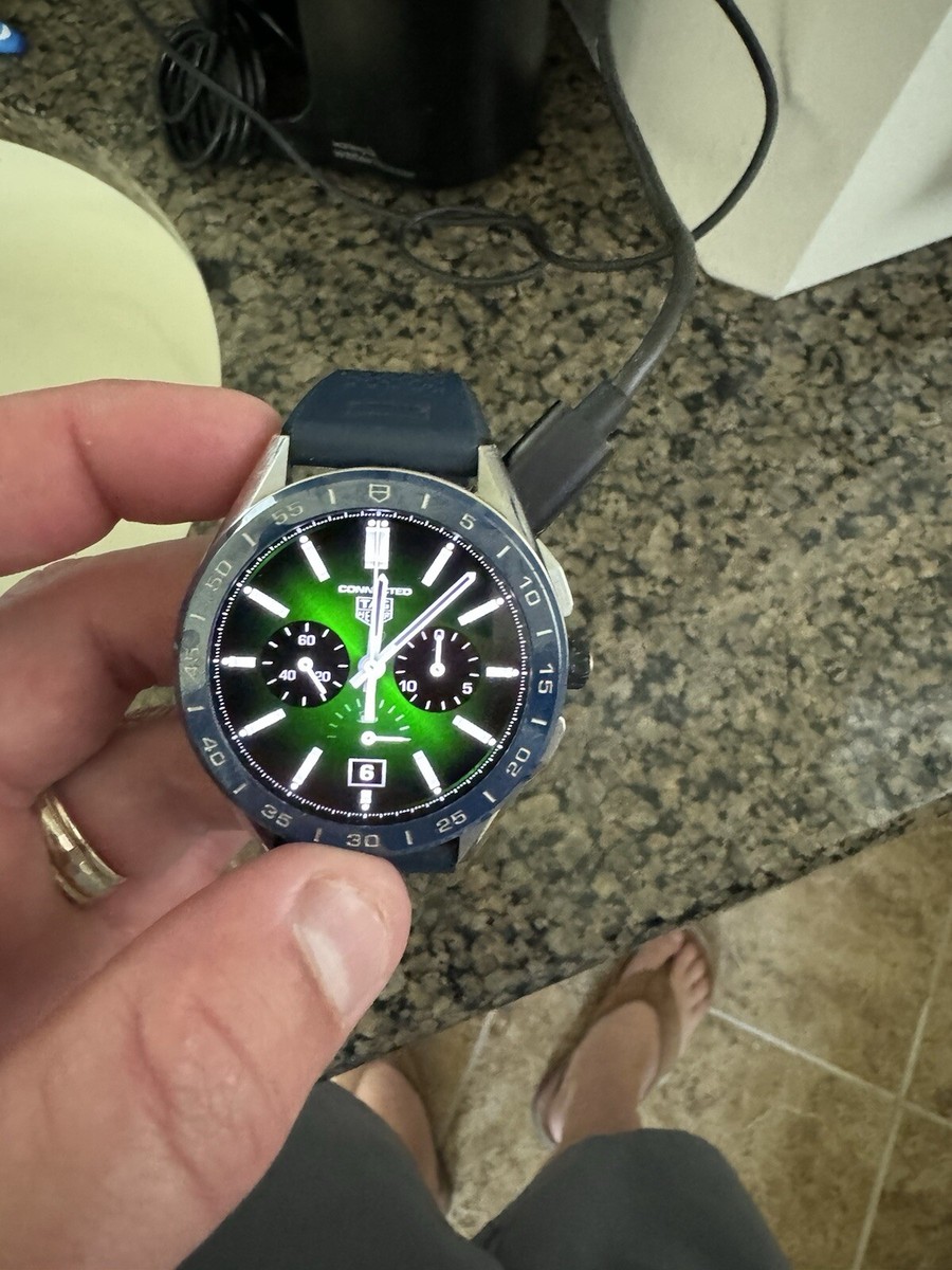 TAG HEUER Connected Calibre E4 45MM Digital Rubber Men's Watch