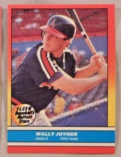  (2)  1988 Fleer Revco Baseball's Hottest Stars Wally Joyner Angels 