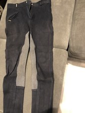 femme jodhpurs 30R caldene bon état d'usage marine avec siège à carreaux